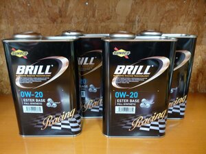 [即納] SUNOCO エンジンオイル スノコ オイル BRILL ブリル 0W-20 1L×4 4本 4L サーキット タイムアタック ドリフト