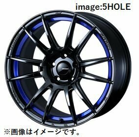 個人宅発送可能 Weds ウエッズスポーツ 18X8.5J +45 5穴 PCD114.3 BLC2 ホイール 1本 SA-62R エスエー ロクニーアール (41832)