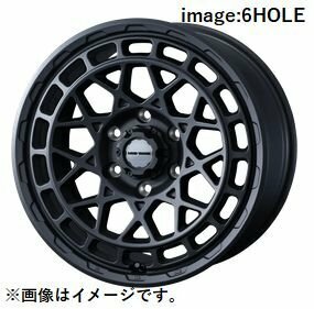 個人宅発送可能 Weds 16X6.5J +38 6穴 PCD139.7 FMBK ホイール 1本 MUDVANCE X TYPE M マッドヴァンス エックス タイプ エム (41566)