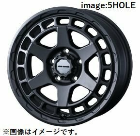 個人宅発送可能 Weds 15X4.5J +45 4穴 PCD100 FMBK ホイール 1本 MUD VANCE X TYPE S マッドヴァンス エックス タイプ エス (41594)