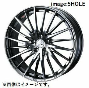 個人宅発送可能 ウエッズ Weds 15X5.5J +43 4穴 PCD100 BMCMC ホイール 1本 LEONIS FR レオニス・エフアール (41660)