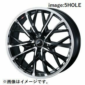 個人宅発送可能 ウエッズ Weds 19X7.5J +47 5穴 PCD114.3 PBMC ホイール 1本 LEONIS MV レオニス・エムブイ (41735)