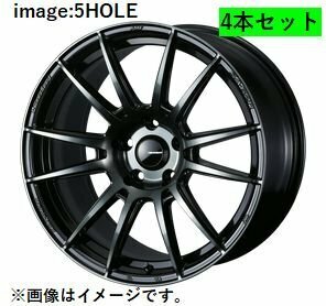 個人宅発送可能 Weds ウエッズスポーツ 17X6.5J +50 4穴 PCD100 WBC ホイール 4本セット SA-62R エスエー ロクニーアール (41760)