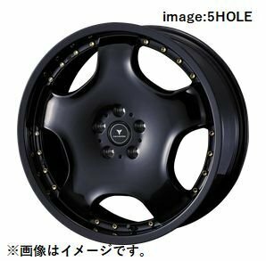 個人宅発送可能 Weds 16X5.0J +45 4穴 PCD100 BLK/G ホイール 1本 NOVARIS ASSET D1 ノヴァリス・アセット ディーワン (41840)