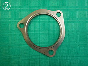 HKS GTII シンメトリーツインターボ オプションパーツ GTII 7460 Gasket, Turbine Outlet Pipe 7460 (14999-AK041)