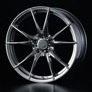 【個人宅発送可能】ウエッズ Weds 18X7.5J +45 5H PCD100 DBK ホイール 1本 F-ZERO FZ-2 エフゼロ・エフゼットツー (38999)