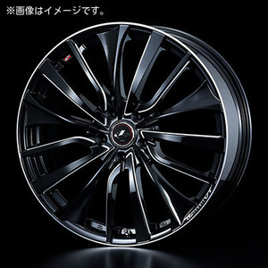 【個人宅発送可能】ウエッズ Weds 18X7.0J +47 5H PCD114.3 PBK/SC ホイール 1本 LEONIS VT レオニス・ブイティー (36360)