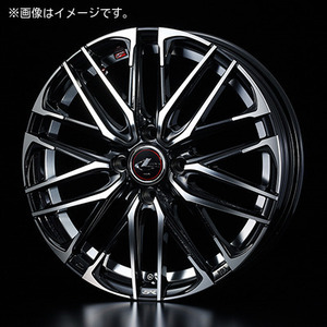 【個人宅発送可能】ウエッズ Weds 14X4.5J +45 4H PCD100 PBMC ホイール 1本 LEONIS SK レオニス・エスケイ (39044)