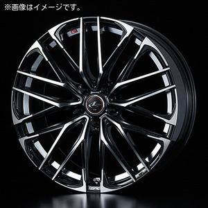 【個人宅発送可能】ウエッズ Weds 18X8.0J +42 5H PCD114.3 PBMC ホイール 1本 LEONIS SK レオニス・エスケイ (38335)