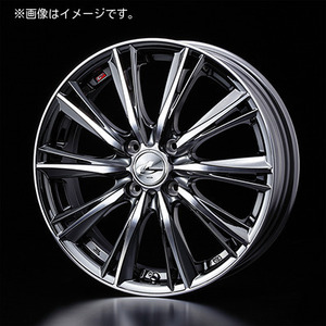 【個人宅発送可能】ウエッズ Weds 16X5.0J +45 4H PCD100 BMCMC ホイール 1本 LEONIS WX レオニス・ダブルエックス (33871)