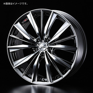 【個人宅発送可能】ウエッズ Weds 19X8.0J +48 5H PCD114.3 BMCMC ホイール 1本 LEONIS VX レオニス・ブイエックス (33290)