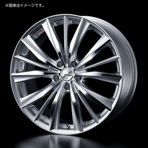 【個人宅発送可能】ウエッズ Weds 17X7.0J +42 5H PCD114.3 HSMC ホイール 1本 LEONIS VX レオニス・ブイエックス (33258)