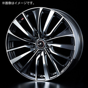 【個人宅発送可能】ウエッズ Weds 15X6.0J +43 5H PCD114.3 PBMC ホイール 1本 LEONIS VT レオニス・ブイティー (36331)