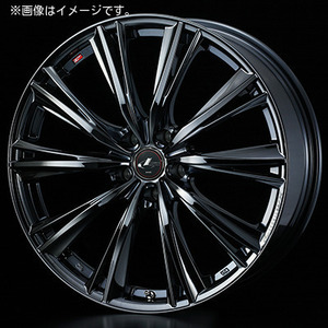 【個人宅発送可能】ウエッズ Weds 19X8.0J +38 5H PCD114.3 BMC1 ホイール 1本 LEONIS WX レオニス・ダブルエックス (39271)