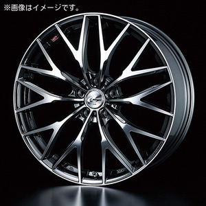 【個人宅発送可能】ウエッズ Weds 17X6.5J +53 5H PCD114.3 BMCMC ホイール 1本 LEONIS MX レオニス・エムエックス (37418)