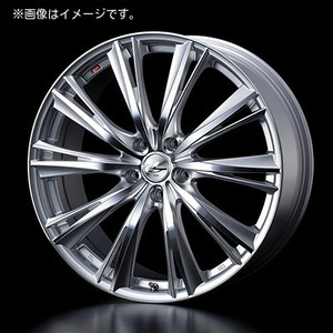 【個人宅発送可能】ウエッズ Weds 15X6.0J +45 5H PCD100 HSMC ホイール 1本 LEONIS WX レオニス・ダブルエックス (33866)