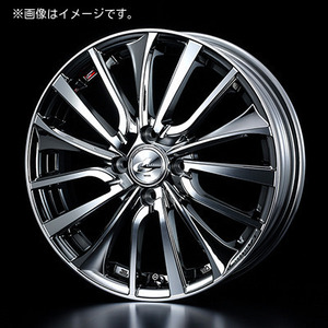 【個人宅発送可能】ウエッズ Weds 17X6.5J +42 4H PCD100 BMCMC ホイール 1本 LEONIS VT レオニス・ブイティー (36343)