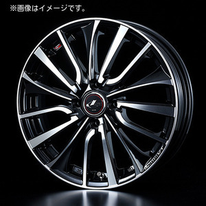 【個人宅発送可能】ウエッズ Weds 16X6.5J +40 5H PCD114.3 PBMC ホイール 1本 LEONIS VT レオニス・ブイティー (36340)