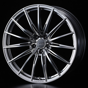 【個人宅発送可能】ウエッズ Weds 18X7.5J +48 5H PCD114.3 DBK ホイール 1本 F-ZERO FZ-4 エフゼロ・エフゼットフォー (39833)