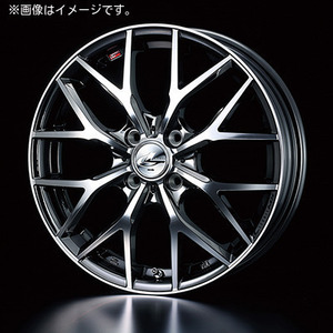 【個人宅発送可能】ウエッズ Weds 17X6.5J +42 4H PCD100 BMCMC ホイール 1本 LEONIS MX レオニス・エムエックス (37412)