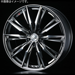 【個人宅発送可能】ウエッズ Weds 17X7.0J +53 5H 114.3 BMCMC ホイール 1本 LEONIS GX レオニス・ジーエックス (39368)