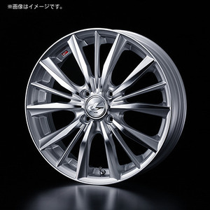 【個人宅発送可能】ウエッズ Weds 14X4.5J +45 4H PCD100 HSMC ホイール 1本 LEONIS VX レオニス・ブイエックス (33229)