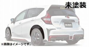 個人宅発送可能 BUSOU ブソウ エアロ フェンダー ガーニッシュ NISSAN 日産 ノート NISMO E12 未塗装 【受注生産品】(BNN0005N)