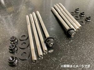 個人宅発送可能 HKS HEAD STUDS KIT 強化 ヘッドスタッド キット TOYOTA トヨタ GRヤリス G16E M12×4本 M11×4本 (22999-AT001)