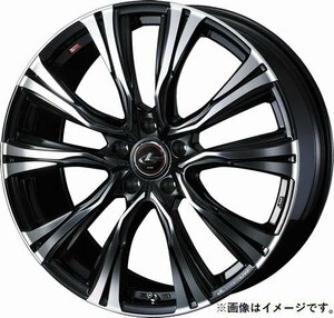 【個人宅発送可能】ウエッズ Weds 16X6.5J +42 5穴 PCD100 PBMC ホイール 1本 LEONIS VR レオニス・ブイアール (41233)