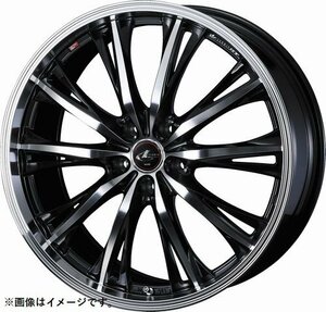 【個人宅発送可能】ウエッズ Weds 16X6.5J +40 5穴 PCD114.3 PBMC ホイール 1本 LEONIS RT レオニス・アールティー (41168)