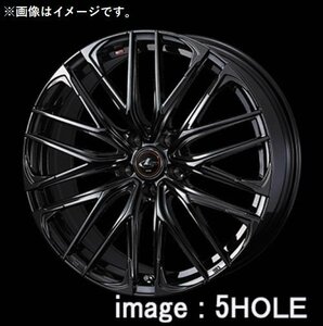 【個人宅発送可能】ウエッズ Weds 18X7.0J +47 5H PCD114.3 H/BMC ホイール 1本 LEONIS SK レオニス・エスケイ (40966)