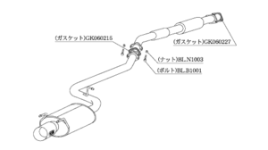 自動車関連業者直送限定 柿本 Kakimoto.R カキモトアール TOYOTA スプリンタートレノ AE101 1.6_スーパーチャージャー FF 5MT (TS328)