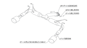 個人宅発送可能 柿本 カキモト マフラー Class KR ステンレステール MAZDA3 セダン BP8P 1.8_ディーゼルターボ FF 6AT (Z71343P)