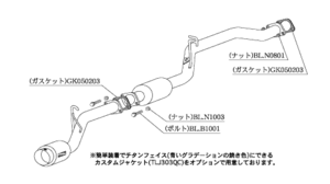 自動車関連業者直送限定 柿本 カキモト hyper GTbox Rev. MITSUBISHI 三菱 eKスポーツ H82W 0.66_ターボ FF/4WD 4AT (M41321)