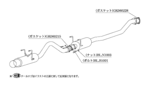 自動車関連業者直送限定 柿本 カキモト マフラー HYPER FULLMEGA N1+ Rev. HONDA インテグラ DC5 2.0_NA FF 6MT (H31351)