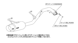 自動車関連業者直送限定 柿本 カキモト マフラー hyper GTbox Rev. NISSAN ティーダ C11 1.5_NA FF 4AT/CVT (N41372)