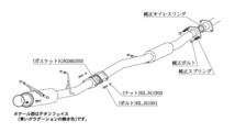 個人宅発送可能 柿本 カキモト マフラー Regu.06 & R レグゼロロクアール SUBARU インプレッサスポーツワゴン GGA 2.0_ターボ 4WD (B21308)_画像2