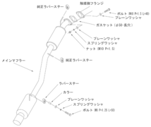 個人宅発送可能 HKS Hi-Power409 MUFFLER ハイパワー409 マフラー SUZUKI ワゴンR等 HN/HA/MC22S MC12S/21S/11S K6A F6A (31006-AS008)_画像3