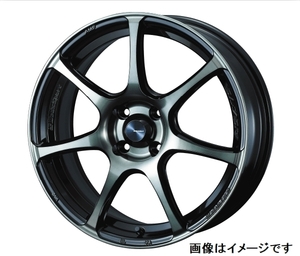 【個人宅発送可能】Weds Sport SA-75R ウェッズ スポーツ 15×6.0J +48 4穴 Rim Edge 5.91mm PCD100 WBC ホイール 1本 (73972)