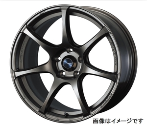 【個人宅発送可能】Weds Sport SA-75R ウェッズ スポーツ 18×9.5J +45 5穴 Rim Edge 3.19mm R PCD100 EJBR ホイール 1本 (74012)