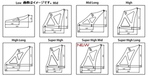 自動車関連業者直送限定 サード SARD GT ウイング 補給部品 GT WING SUB PARTS ステー(単体) High ※ステーの価格は一枚の価格 (61915HB)