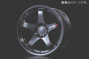 ニスモ LM GT4 Aluminum Road Wheel Machining Logo Version 18×9.5J 12 PCD114.3 5穴 ブラック 4本組 (4030S-RS120-BK) 受注生産品