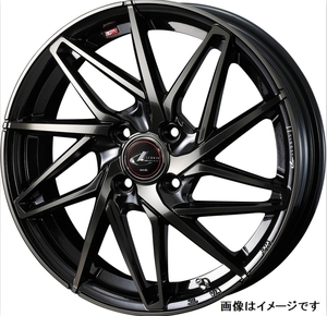 【個人宅発送可能】Weds ウェッズ 16×6.0J +50 4穴 PCD100 PBMC/TI ホイール 1本 LEONIS IT レオニス レオニス・アイティー (40577)