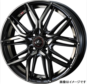 【個人宅発送可能】Weds ウェッズ 15×5.5J +43 4穴 PCD100 PBMC/TI ホイール 1本 LEONIS LM レオニス レオニス・エルエム (40776)