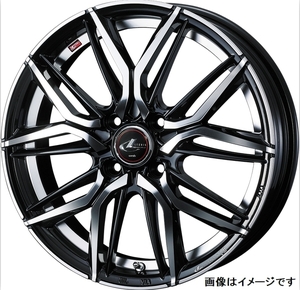 【個人宅発送可能】Weds ウェッズ 17×6.5J +42 4穴 PCD100 PBMC ホイール 1本 LEONIS LM レオニス レオニス・エルエム (40798)