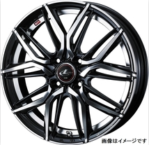 【個人宅発送可能】Weds ウェッズ 17×6.5J +42 4穴 PCD100 PBMC ホイール 1本 LEONIS LM レオニス レオニス・エルエム (40798)_画像1