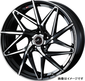 【個人宅発送可能】Weds ウェッズ 17×7.0J +42 5穴 PCD114.3 PBMC ホイール 1本 LEONIS IT レオニス レオニス・アイティー (40592)