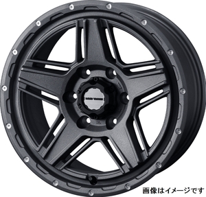 【個人宅発送可能】Weds WEDS ADVENTURE MUD VANCE 07 マットヴァンス 07 16X6.5J +38 6穴 PCD139.7 FLINT GRAY ホイール 1本 (40546)