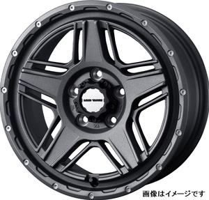 【個人宅発送可能】Weds WEDS ADVENTURE MUD VANCE 07 マットヴァンス 07 15X6.0J ±0 5穴 PCD139.7 FLINT GRAY ホイール 1本 (40544)