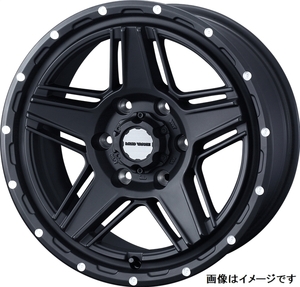 【個人宅発送可能】Weds WEDS ADVENTURE MUD VANCE 07 マットヴァンス 07 17X8.0J +20 6穴 PCD139.7 FULL MAT BLACK ホイール 1本 (40538)